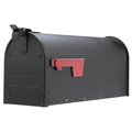Gibraltar Mailboxes ADM11B01 Mailbox, 800 cuin Capacity, Aluminum, Powdered, 69 in W, 208 in D, 912 in H, Black ADM11BAM